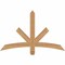 Ekena Millwork Alberta Smooth Timber Gable Bracket, Western Red Cedar, 48"W x 30"H x 1 1/2"D x 3 1/2"F, 15/12 Pitch GBW048X30X0204ALB00SWR - alternate 1